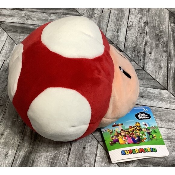 Mocchi Mocchi Super Mario Club Toad Mushroom Plush 12" Collectible Toy - Picture 2 of 7